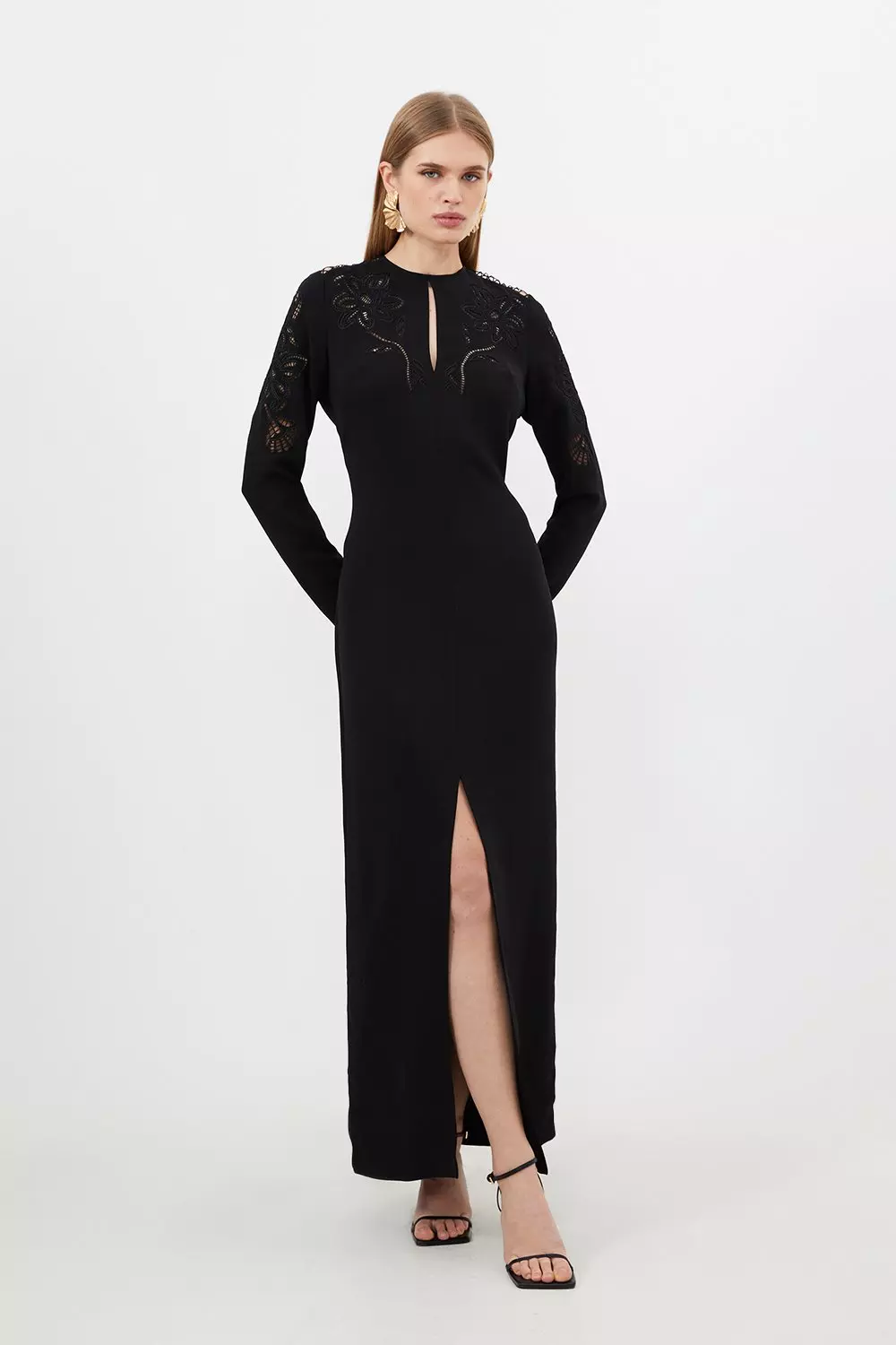 Long straight maxi dresses best sale