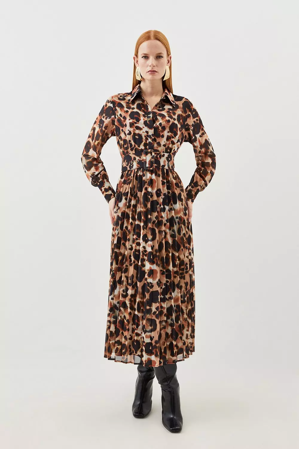 Karen millen animal print dress hotsell