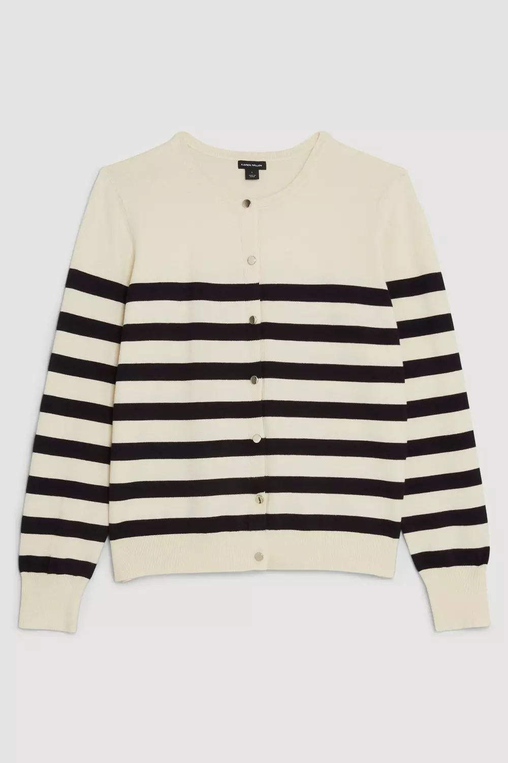 Plus size striped cardigan hotsell