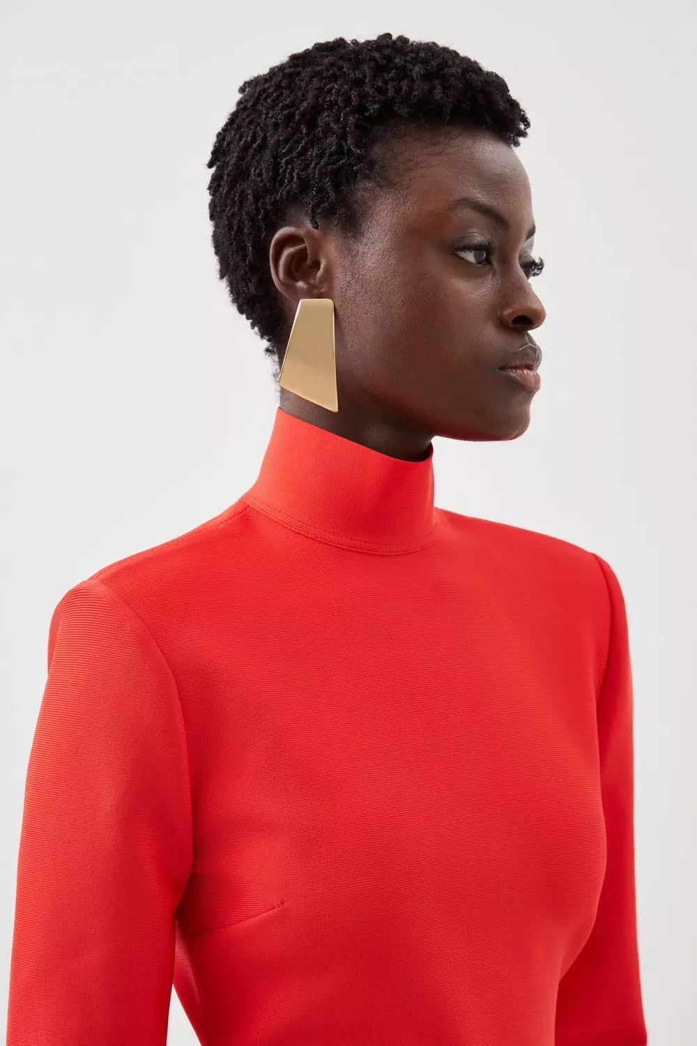 Figure Form Bandage Knit Mini Dress | Karen Millen