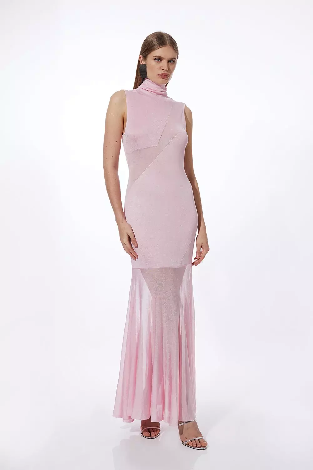 Polo neck maxi dress deals