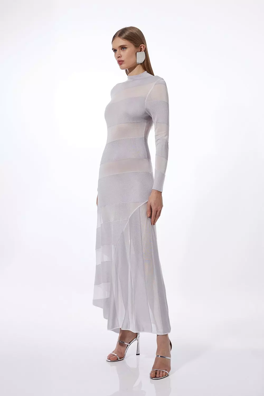 KAREN MILLEN マキシコート テーラード ホワイト ストレッチ bkk17494_stone_xl?pdp.template