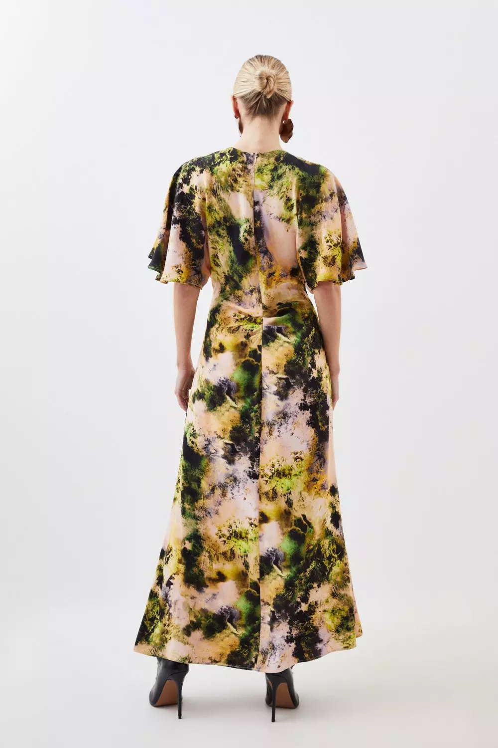 Karen millen star print midi dress sale
