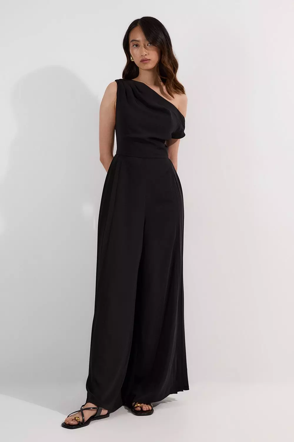 Jeena Eyelet Off-The-Shoulder Romper | Nuuly