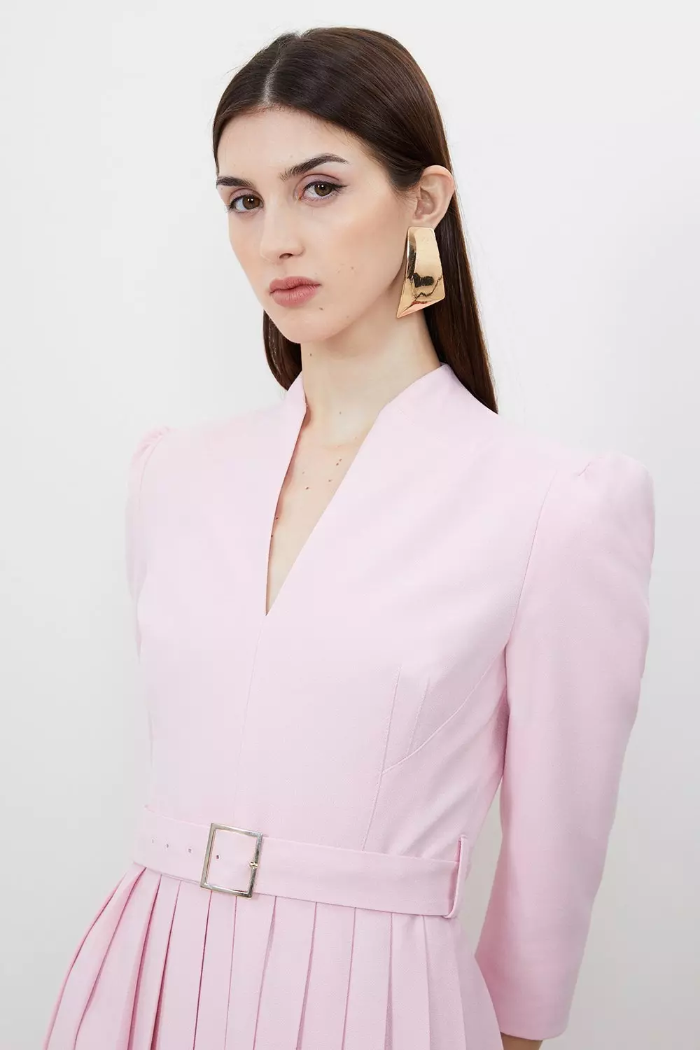 Cutwork Beaded Embroidered Woven Maxi Dress | Karen Millen