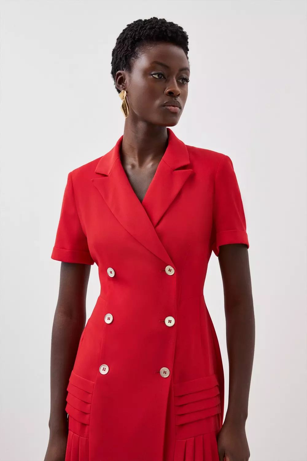 Red blazer dress on sale