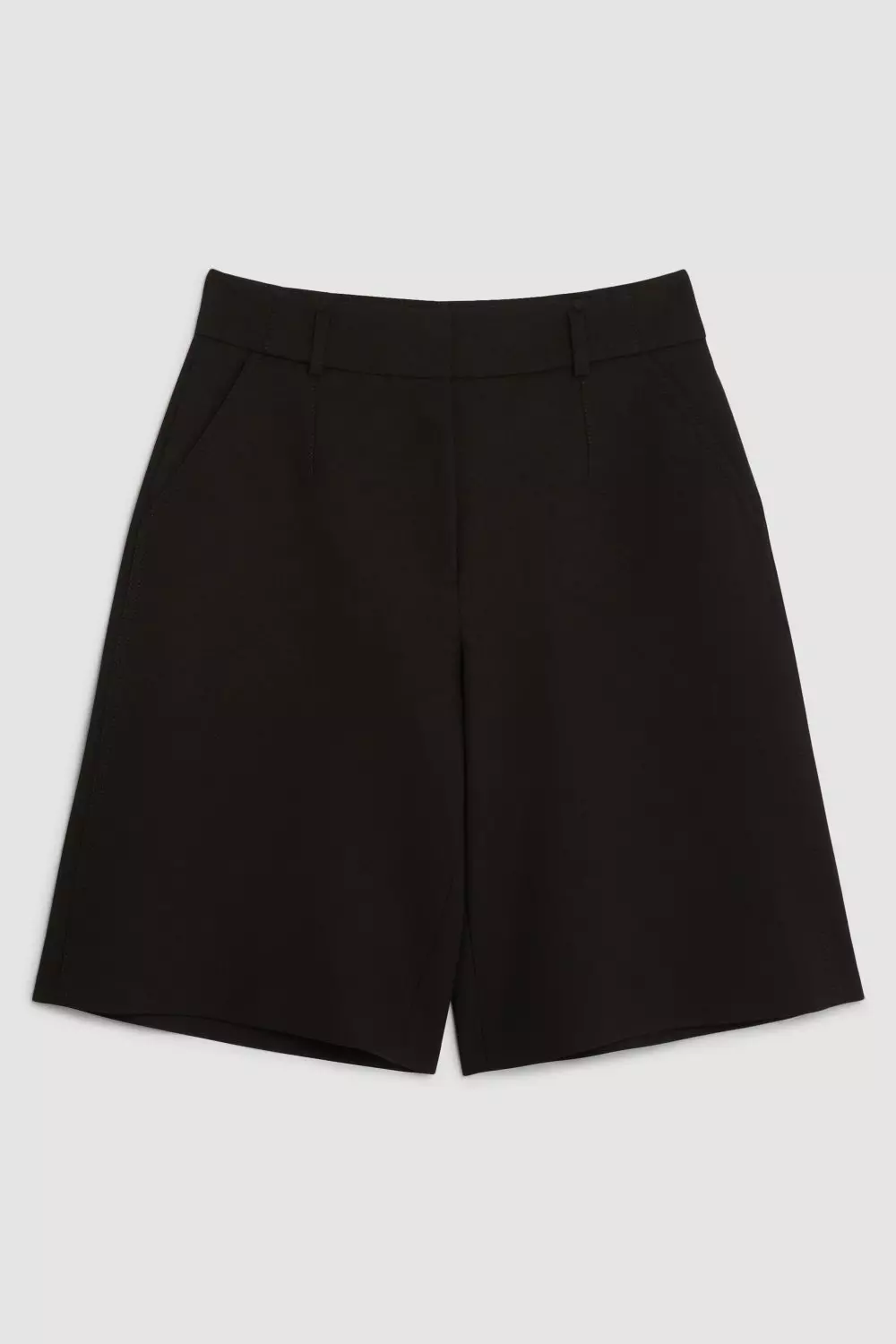 Compact Stretch Tailored City Shorts Karen Millen