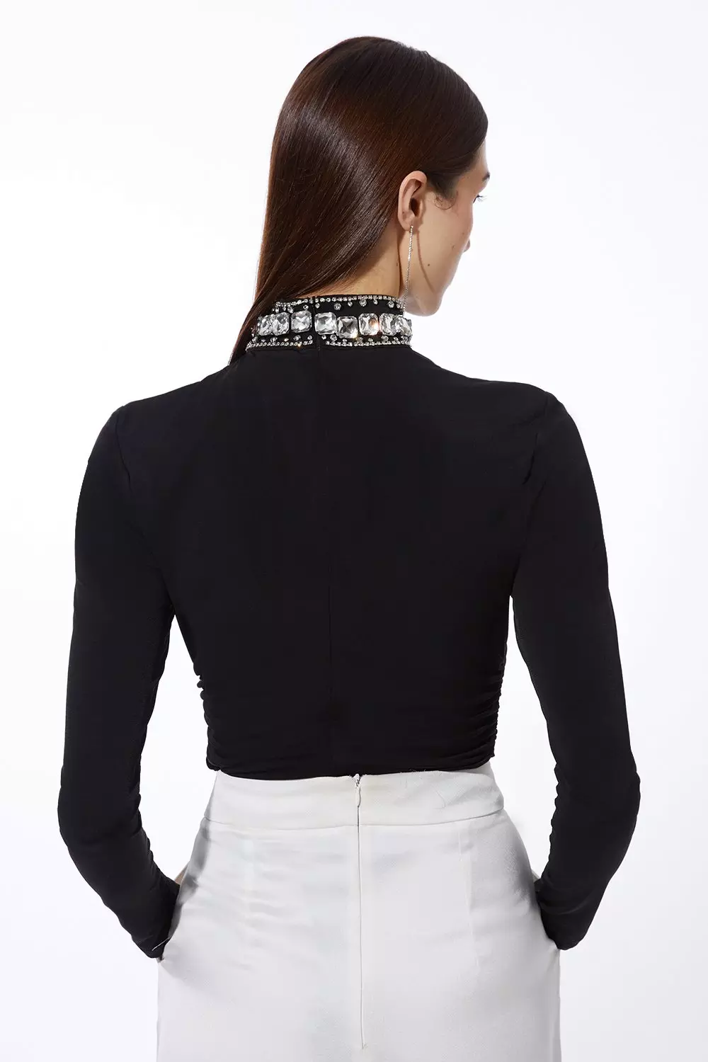 売れ筋商品|||アンクライン カットソー トップス レディース Women's Harmony Keyhole-Neck Flutter-Sleeve Top Anne Black Anne Klein Women's Black Shirts & Tops - Macy's
