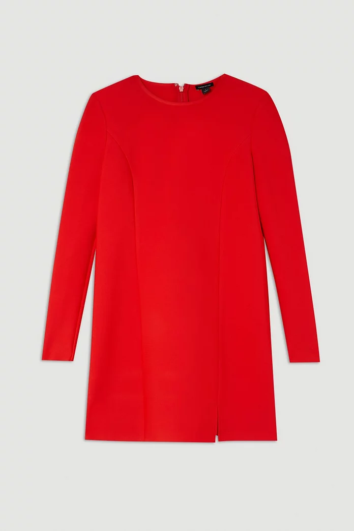 Relaxed Structured Knit Bandage Mini Dress | Karen Millen Relaxed Structured Knit Bandage Mini Dress | Karen Millen