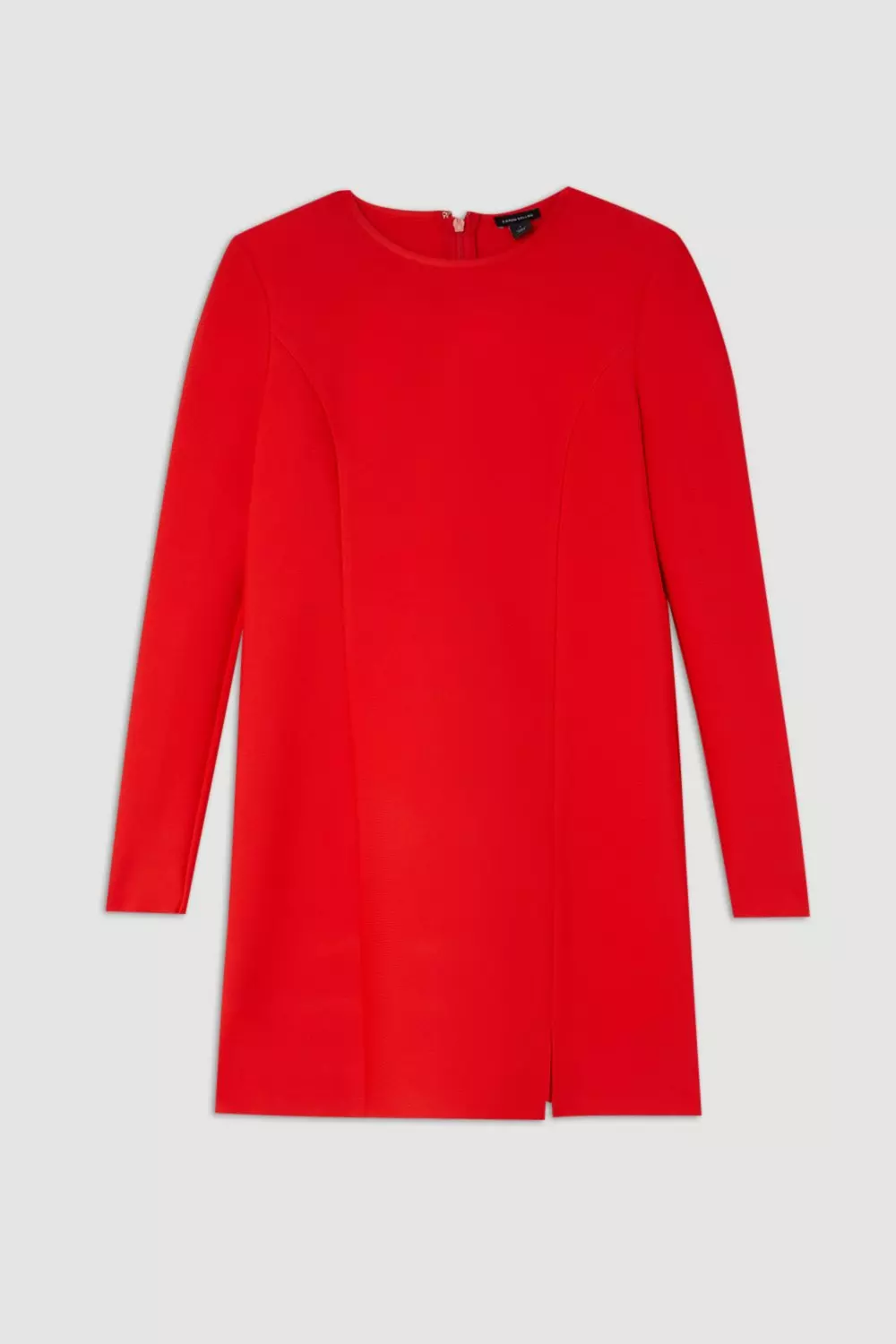 Relaxed Structured Knit Bandage Mini Dress | Karen Millen