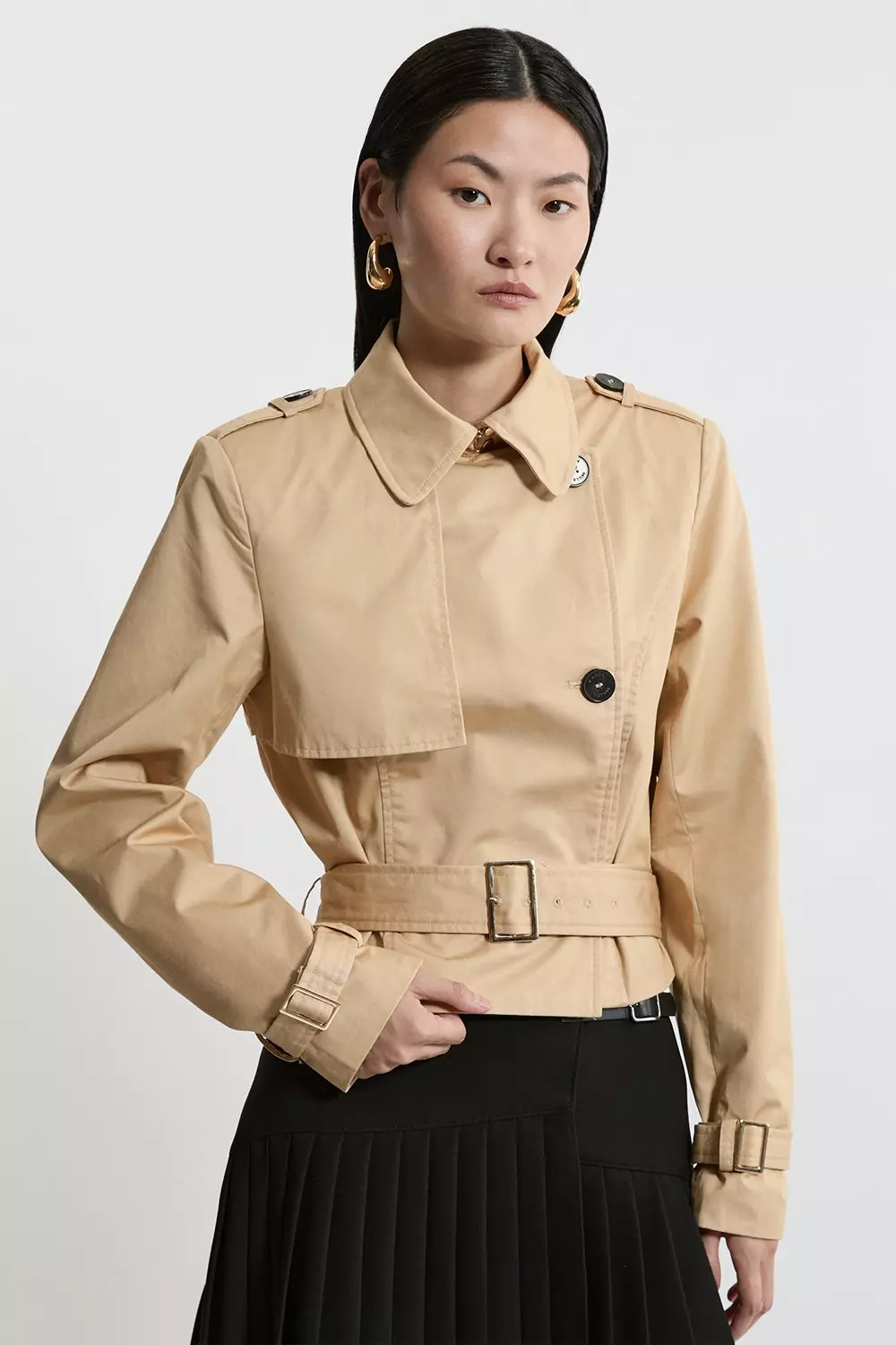 KAREN MILLEN ダイヤモンドキルティングコート ベルト付き bkk19082_camel_xl?pdp.template