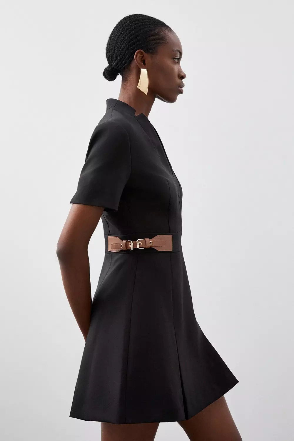 Tess blouse mini dress