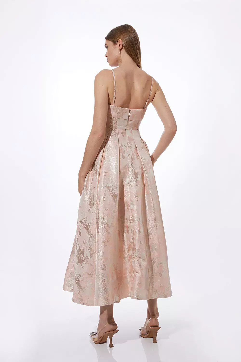 Prom Woven Maxi Dress | Karen Millen