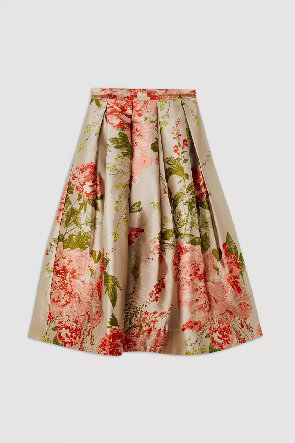 A line floral midi skirt best sale