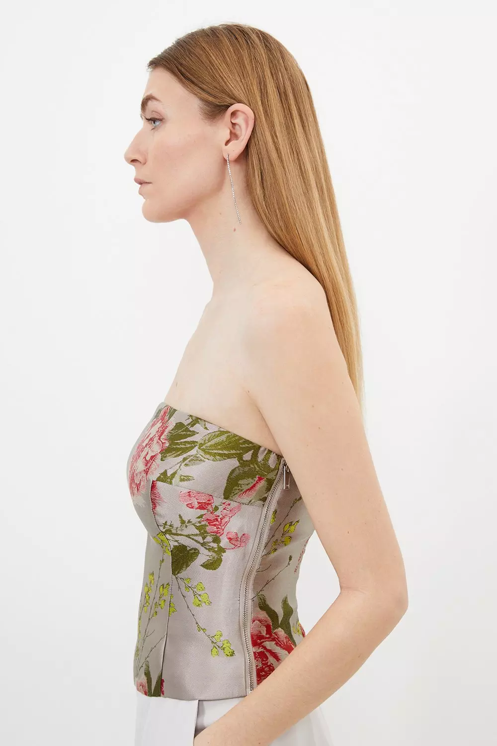 KAREN MILLEN プリントジョーゼットプリーツ織りマキシドレス Women's Clothing | Ladies Clothes