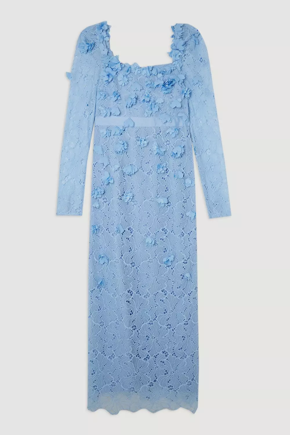 Karen millen blue lace dress hotsell