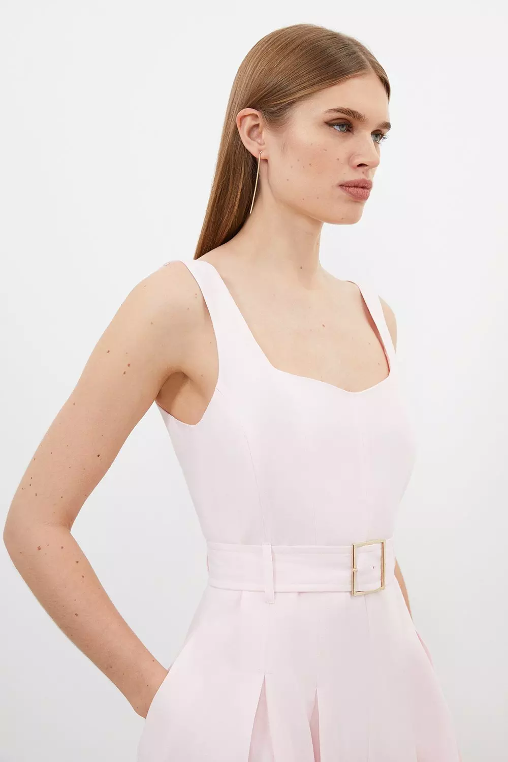 Oversized Blazer With Wide Sleeves Offwhite | NA-KD