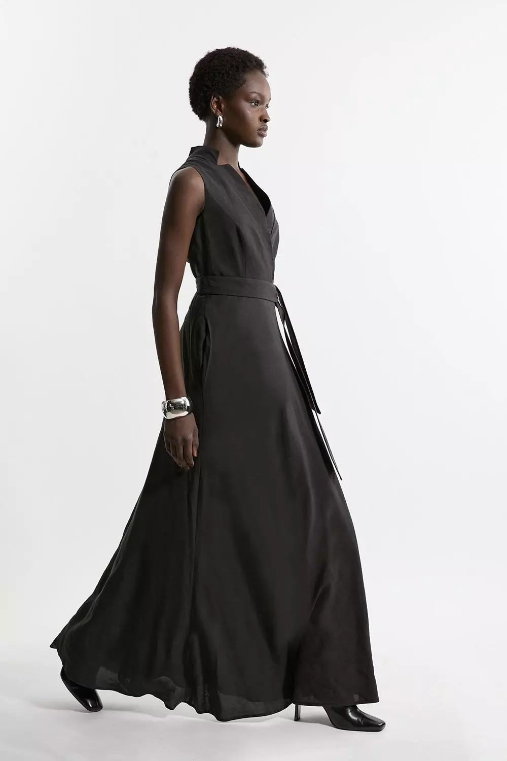 Karen millen wrap effect dress clearance