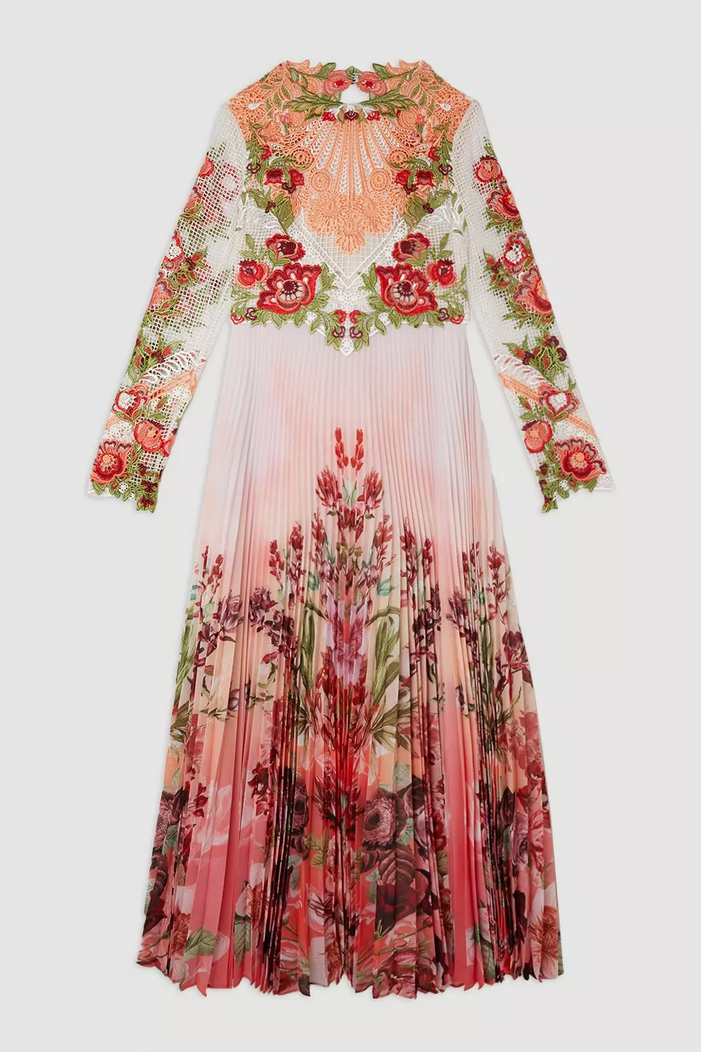 【KAREN MILLEN】フローラル織りプランジマキシドレス 関税込 bkk22020_floral_xl?pdp.template