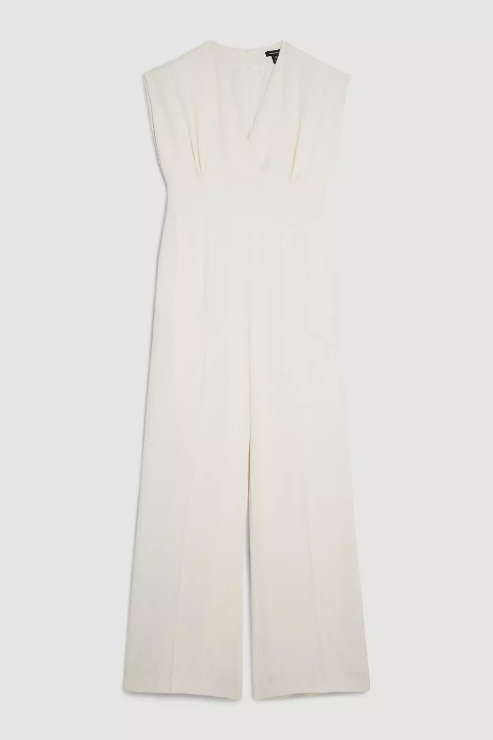 Fluid Tailored Wide Leg Jumpsuit | Karen Millen
