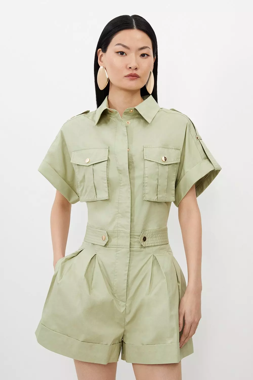 Petite utility playsuit online