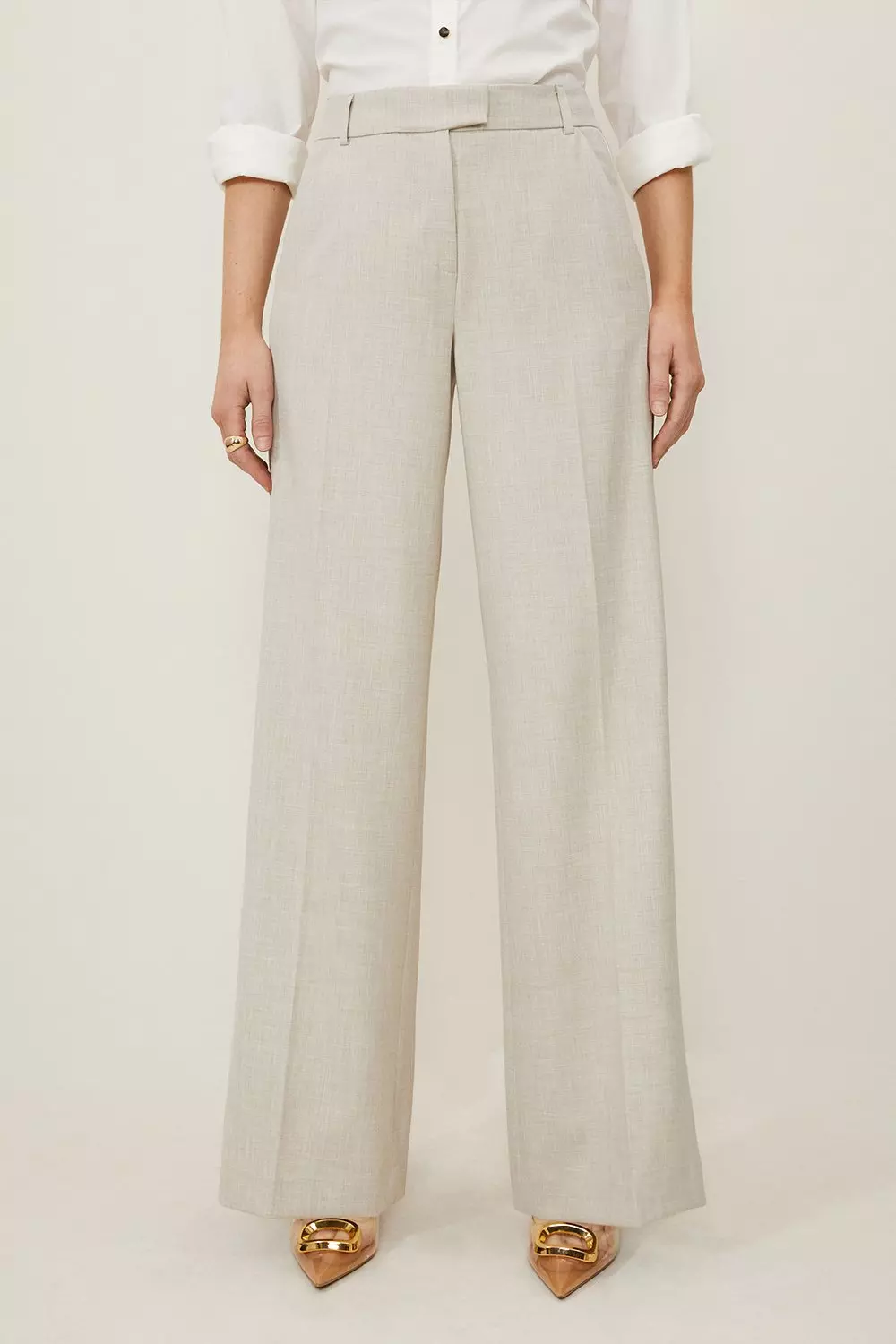 ◆KAREN MILLEN◆タイウエスト ウーブン ショートパンツ / white Cotton Broderie Woven Short | Karen Millen
