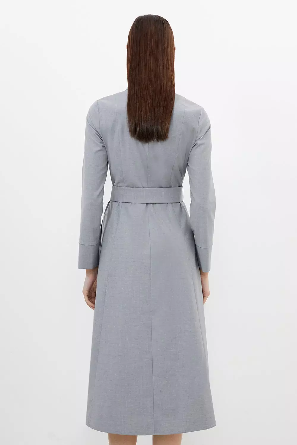 KAREN MILLEN セパレート セットアップ 長袖 襟 パンツ コットン bkk18844_khaki_xl?$