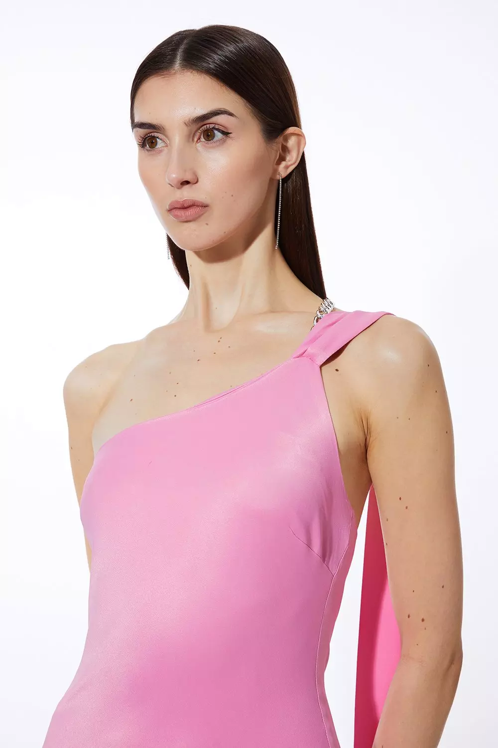 Karen millen chain one shoulder dress 2025