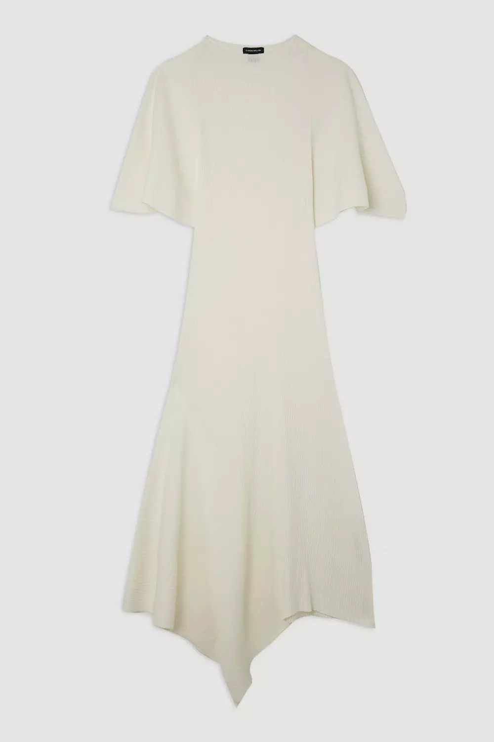 【KAREN MILLEN】ライト ステッチ ディテールニットドレス Feather Embellished Woven Halter Maxi Dress | Karen Millen