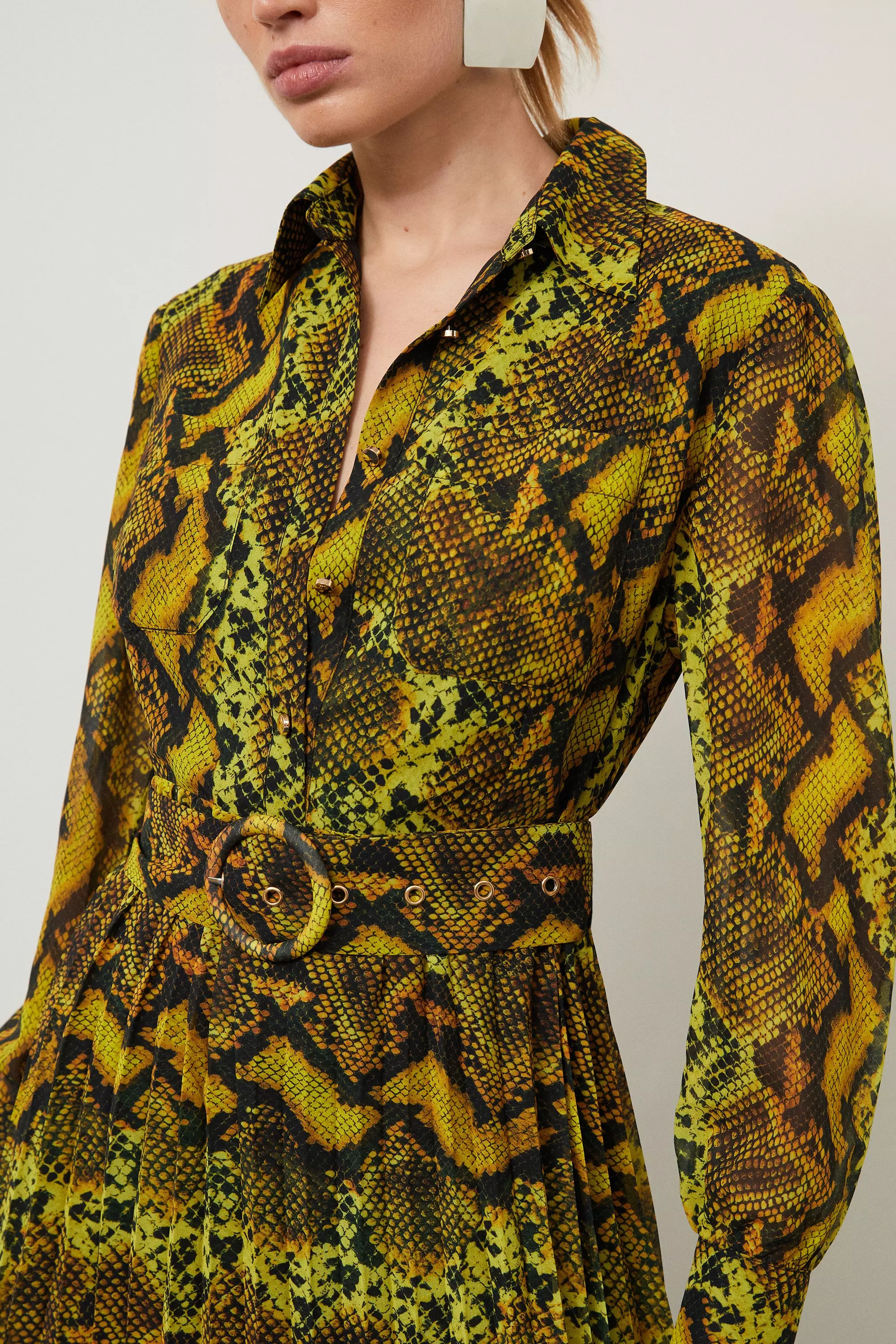 Karen millen snakeskin dress best sale