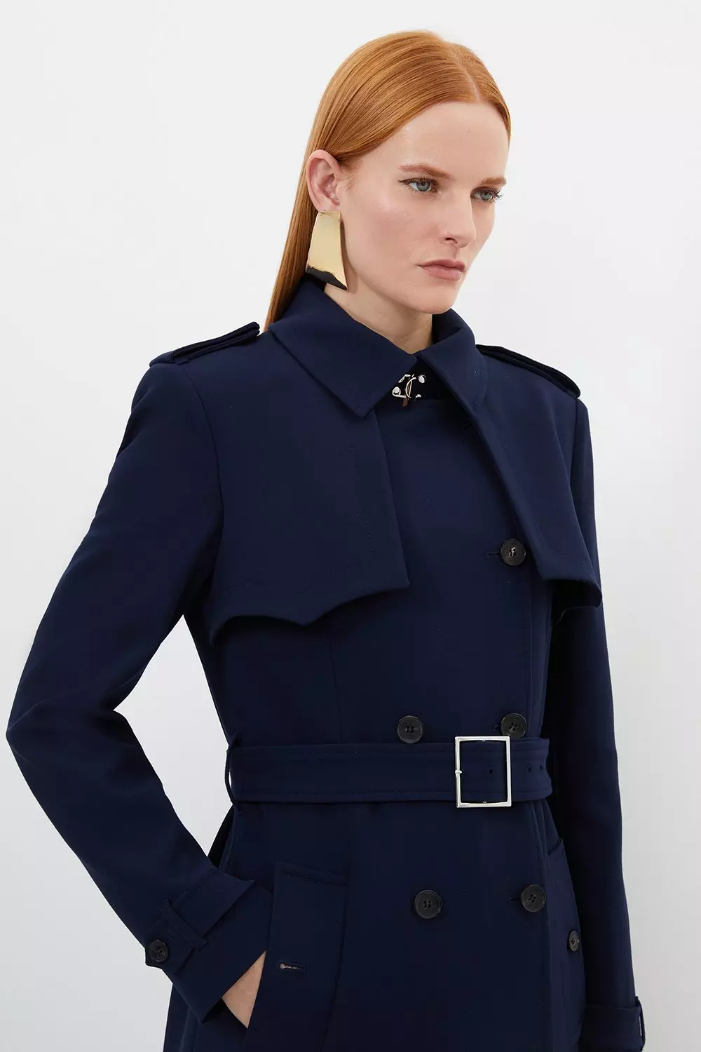 Tailored Belted Trench Coat | Karen Millen