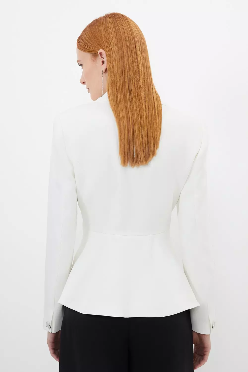 KAREN MILLEN コンパクト シングルブレスト テーラードブレザー Petite Tailored Doubled Breasted Blazer | Karen Millen