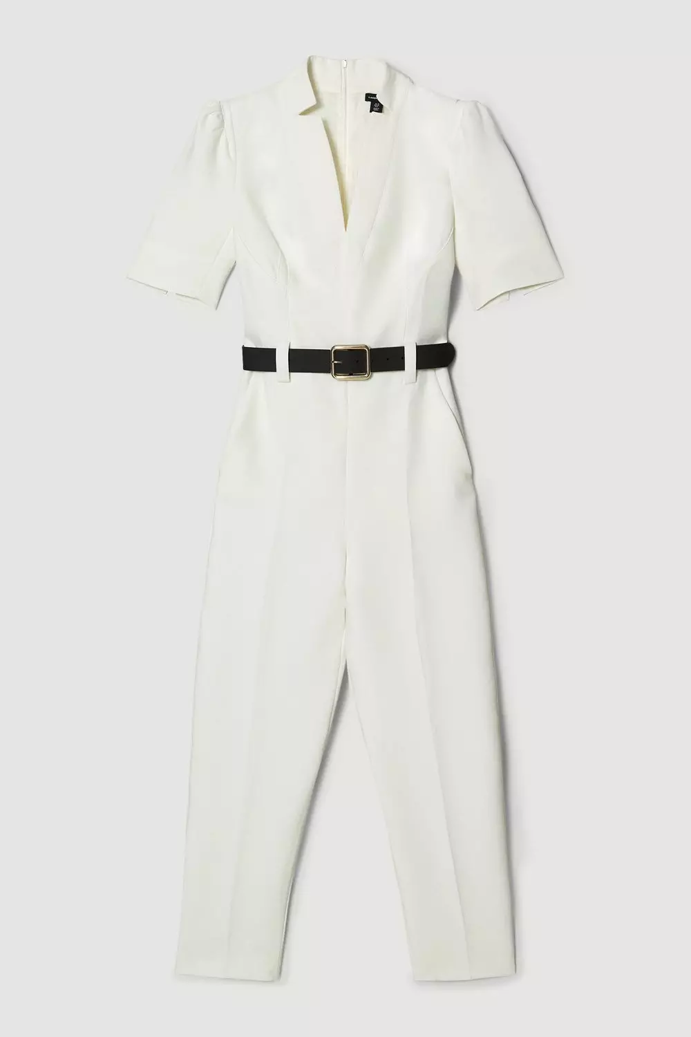 Petite Forever Belted Jumpsuit | Karen Millen