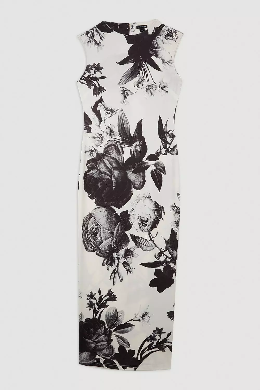 Karen millen white floral dress online