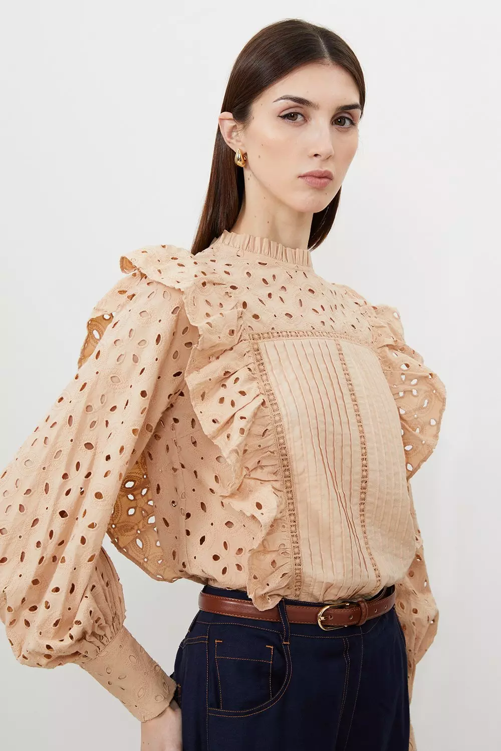 VOCE掲載］Frill peplum shirt – ecmile.