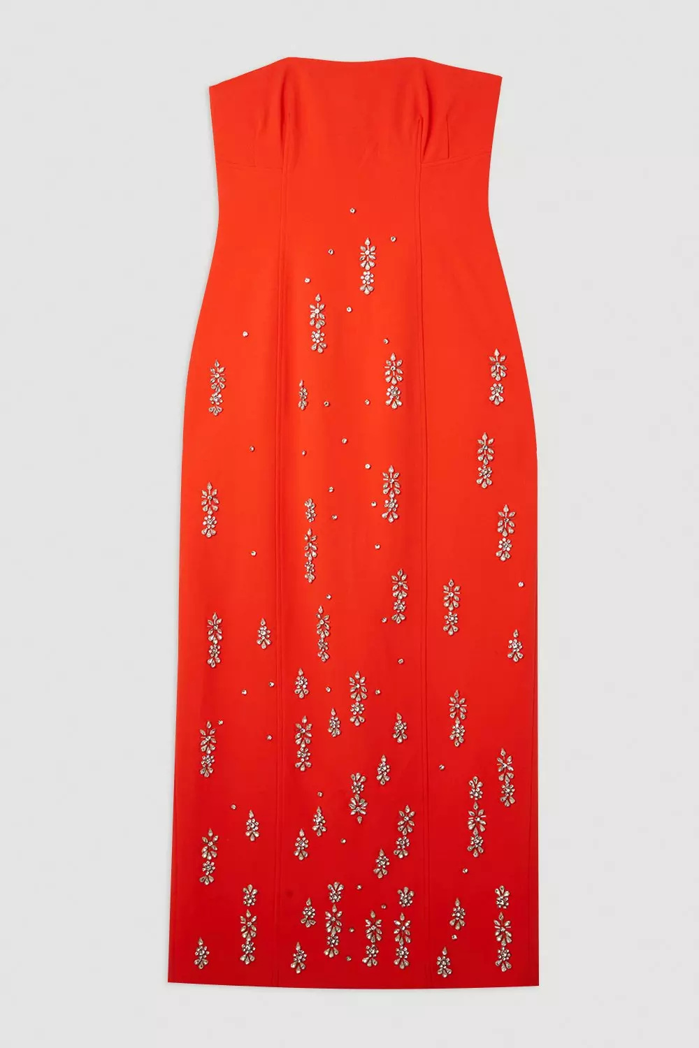 Crystal Embellished Bandeau Midaxi Dress | Karen Millen