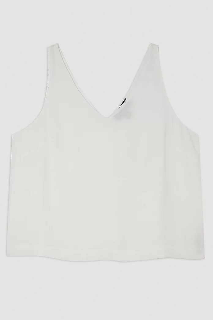 Plus Size Georgette Woven Camisole | Karen Millen Plus Size Georgette Woven Camisole | Karen Millen
