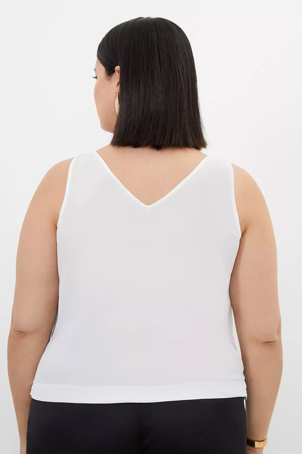 Plus Size Georgette Woven Cami Top Karen Millen