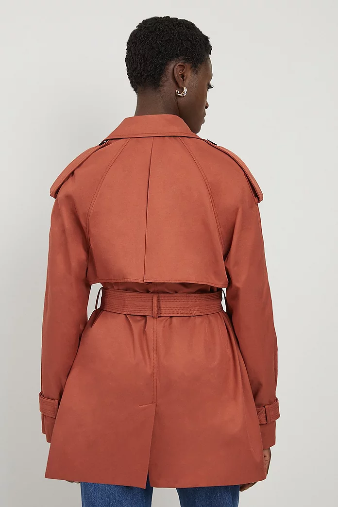 Belted Short Trench Coat | Karen Millen Belted Short Trench Coat | Karen Millen