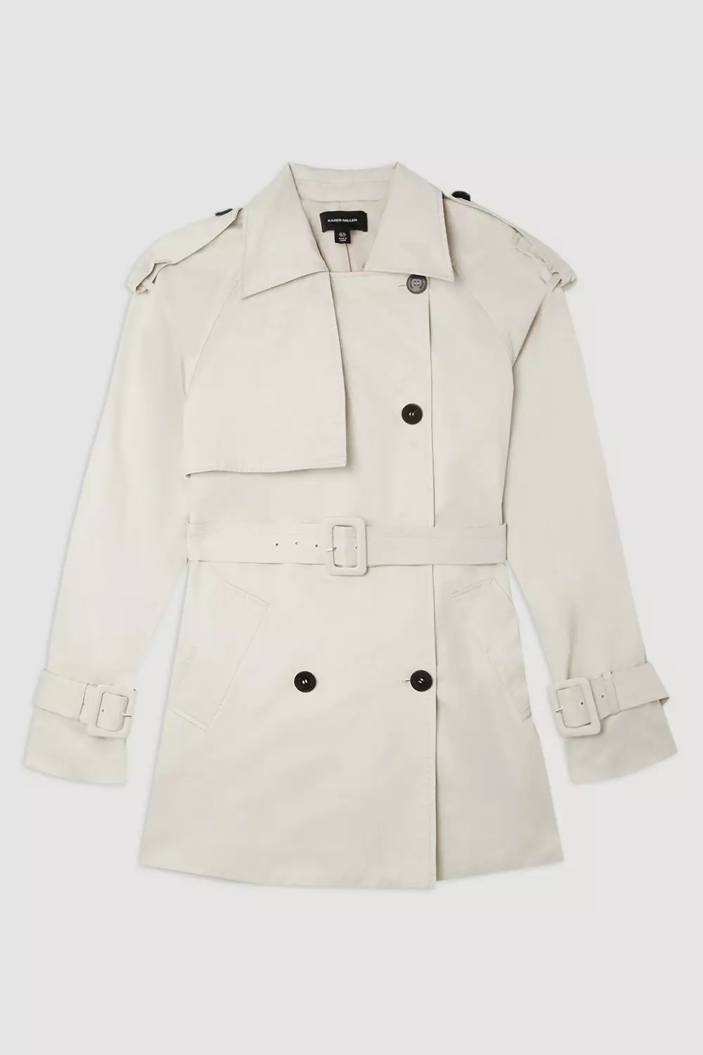 Belted Short Trench Coat | Karen Millen