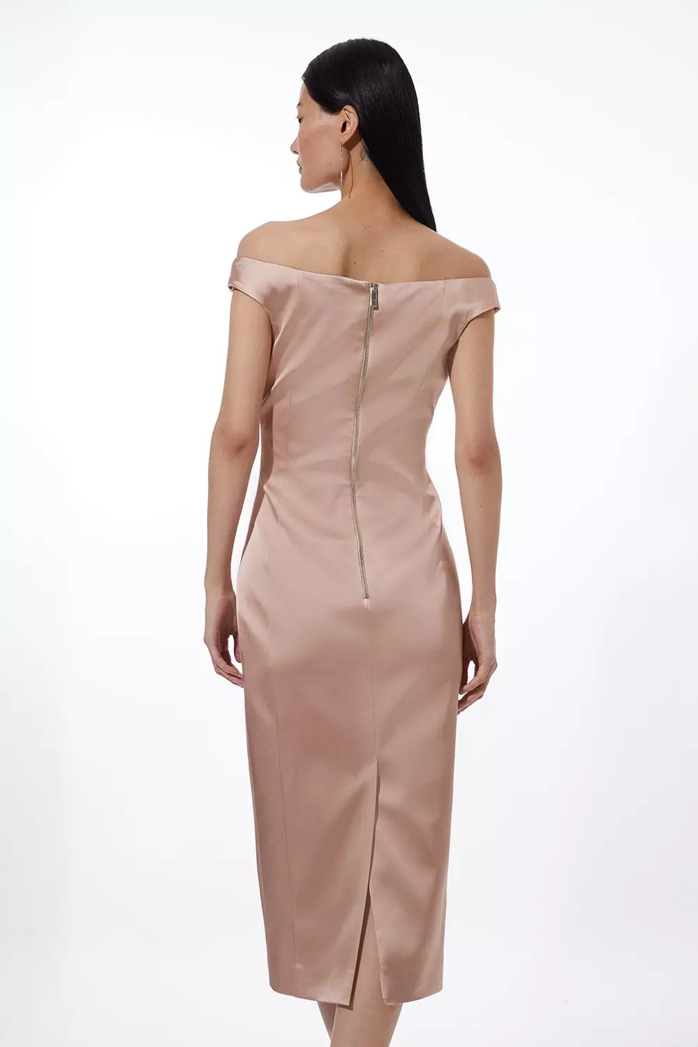 Karen millen satin dress hotsell