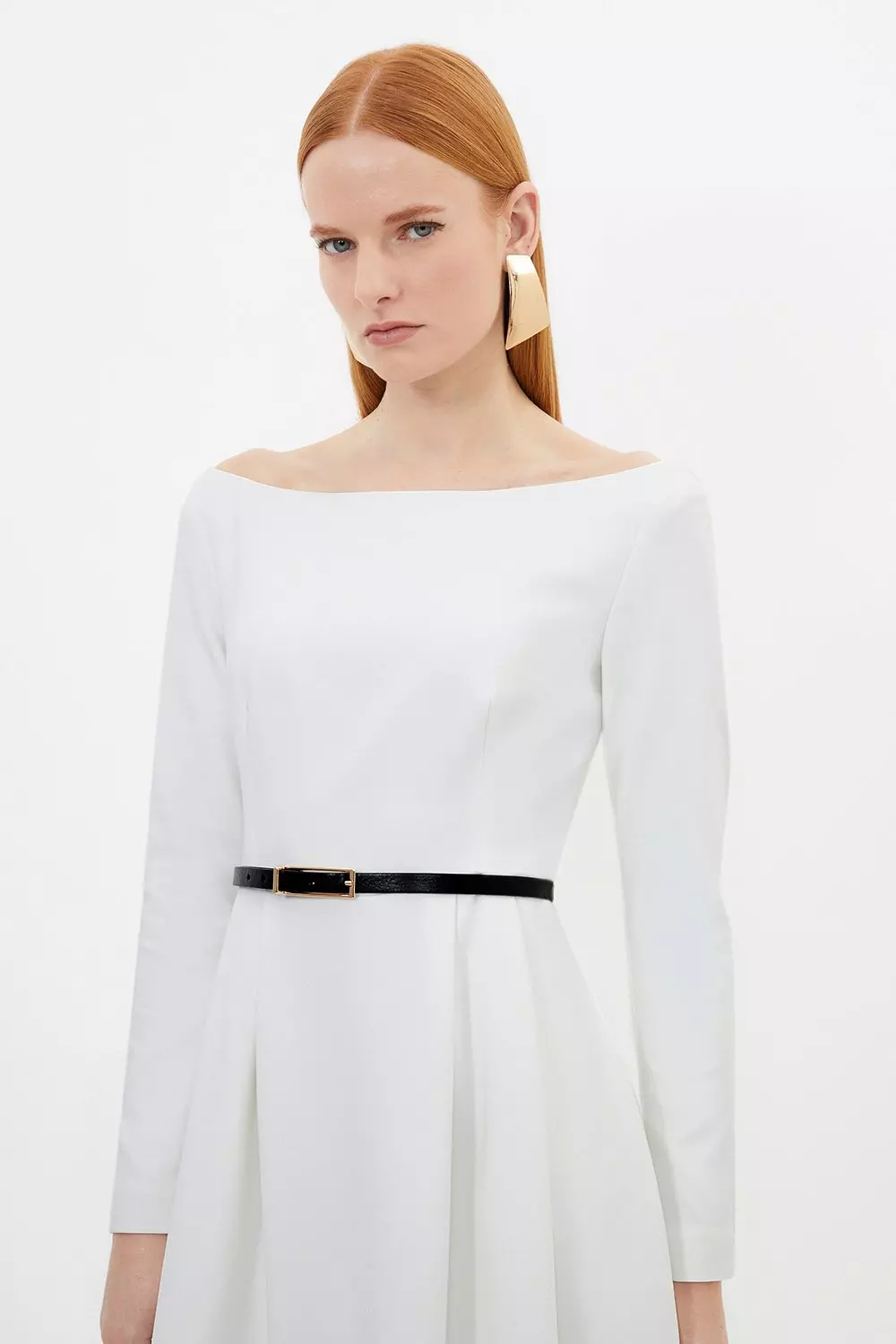 Karen millen cold shoulder midi dress best sale