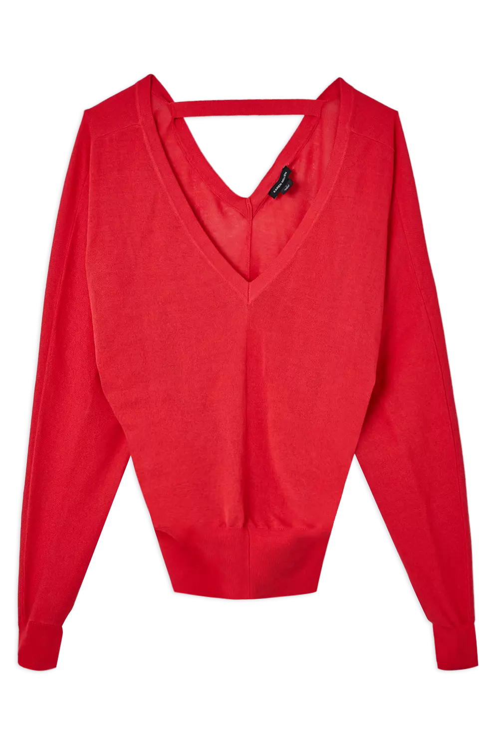 Lightweight Knitted V Neck Long Sleeve Sweater | Karen Millen