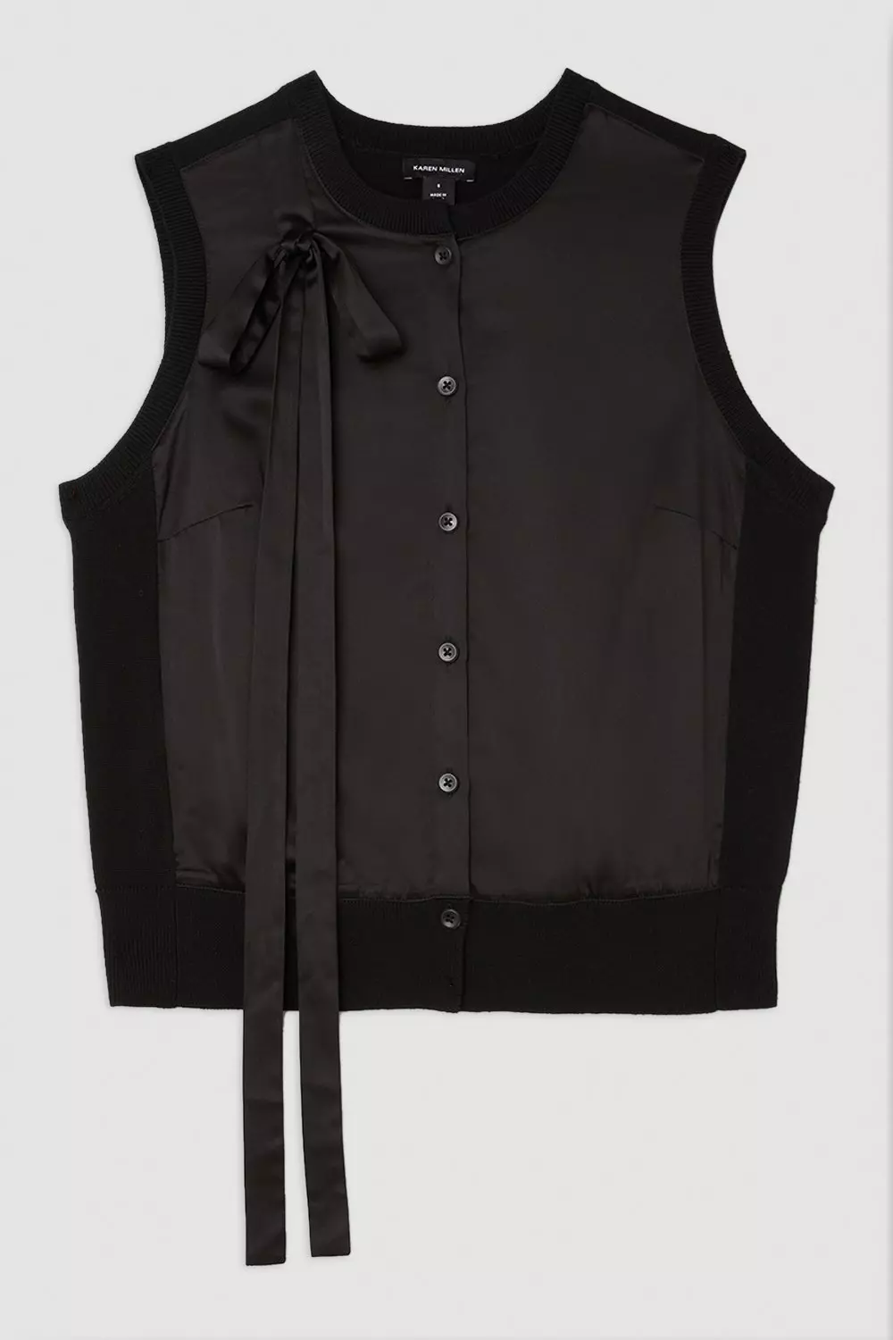 安心追跡【KAREN MILLEN】ホルターネックワイドレッグスーツ 安心追跡【KAREN MILLEN】ホルターネックワイドレッグスーツ