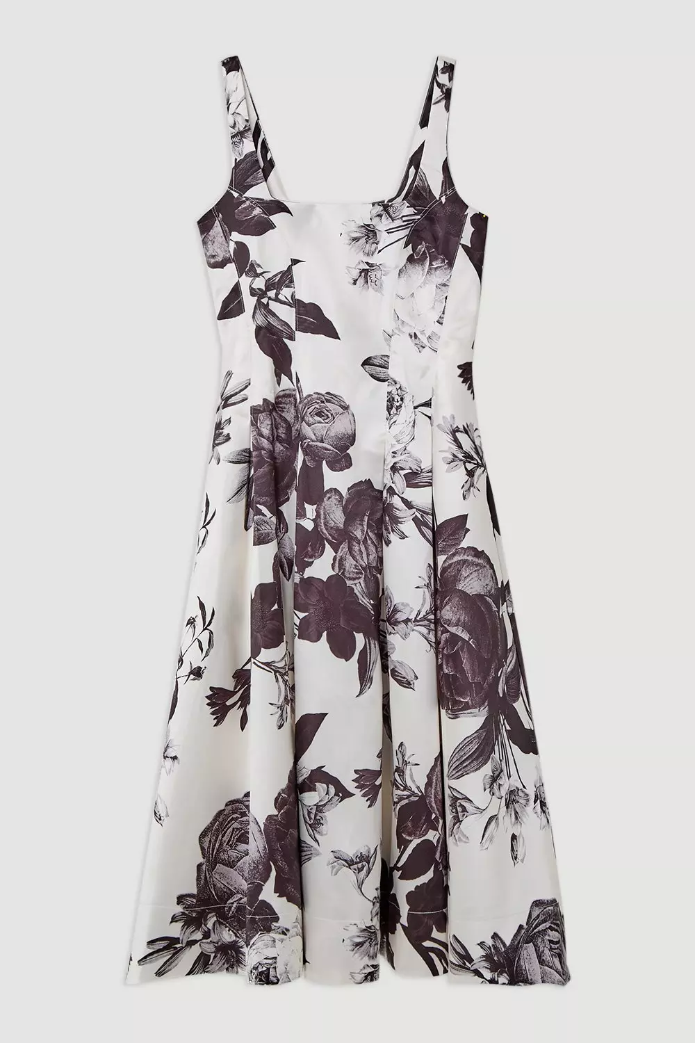 Rose Floral Twill Prom Dress | Karen Millen