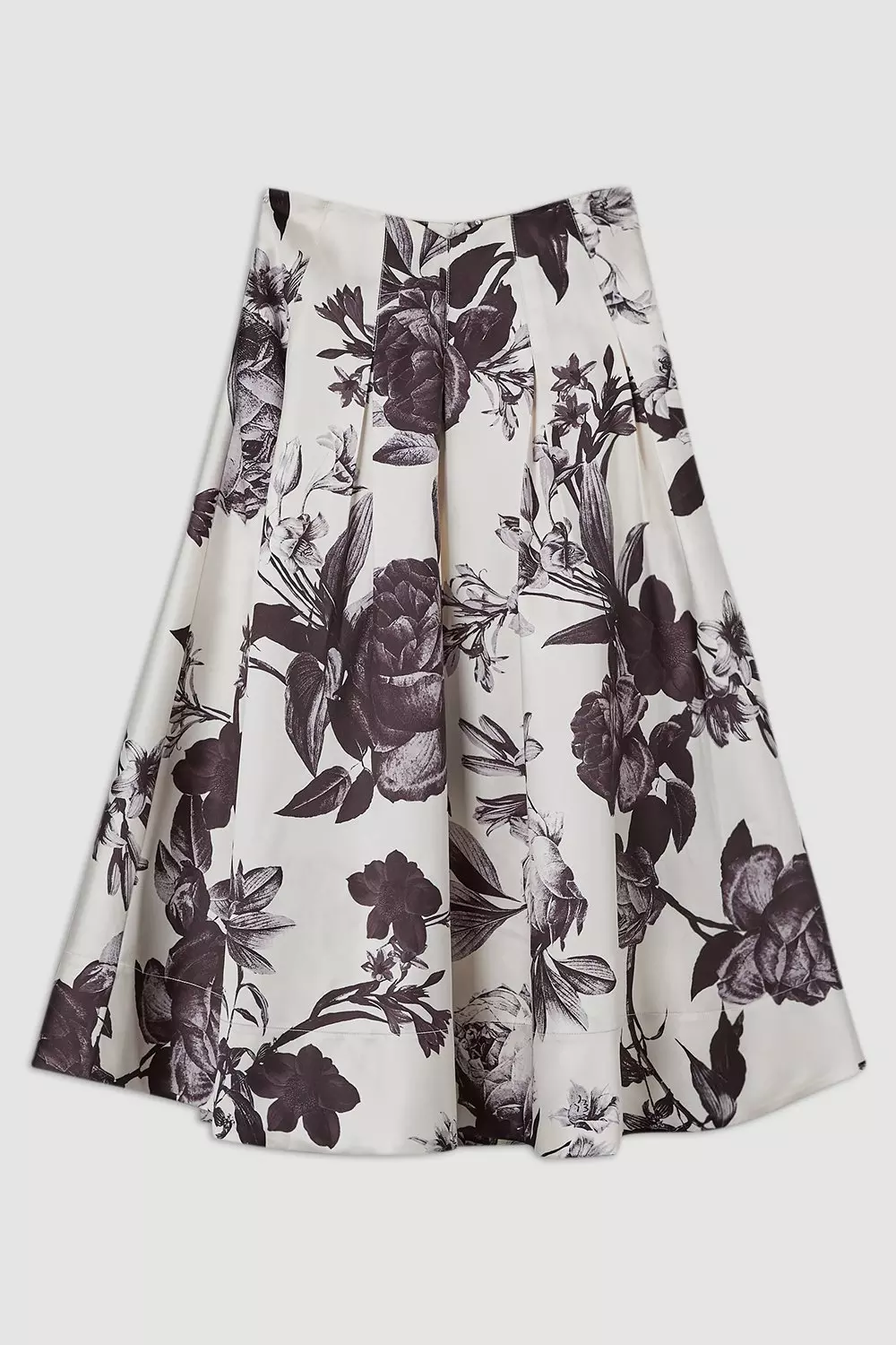 Rose Floral Twill Prom Skirt | Karen Millen