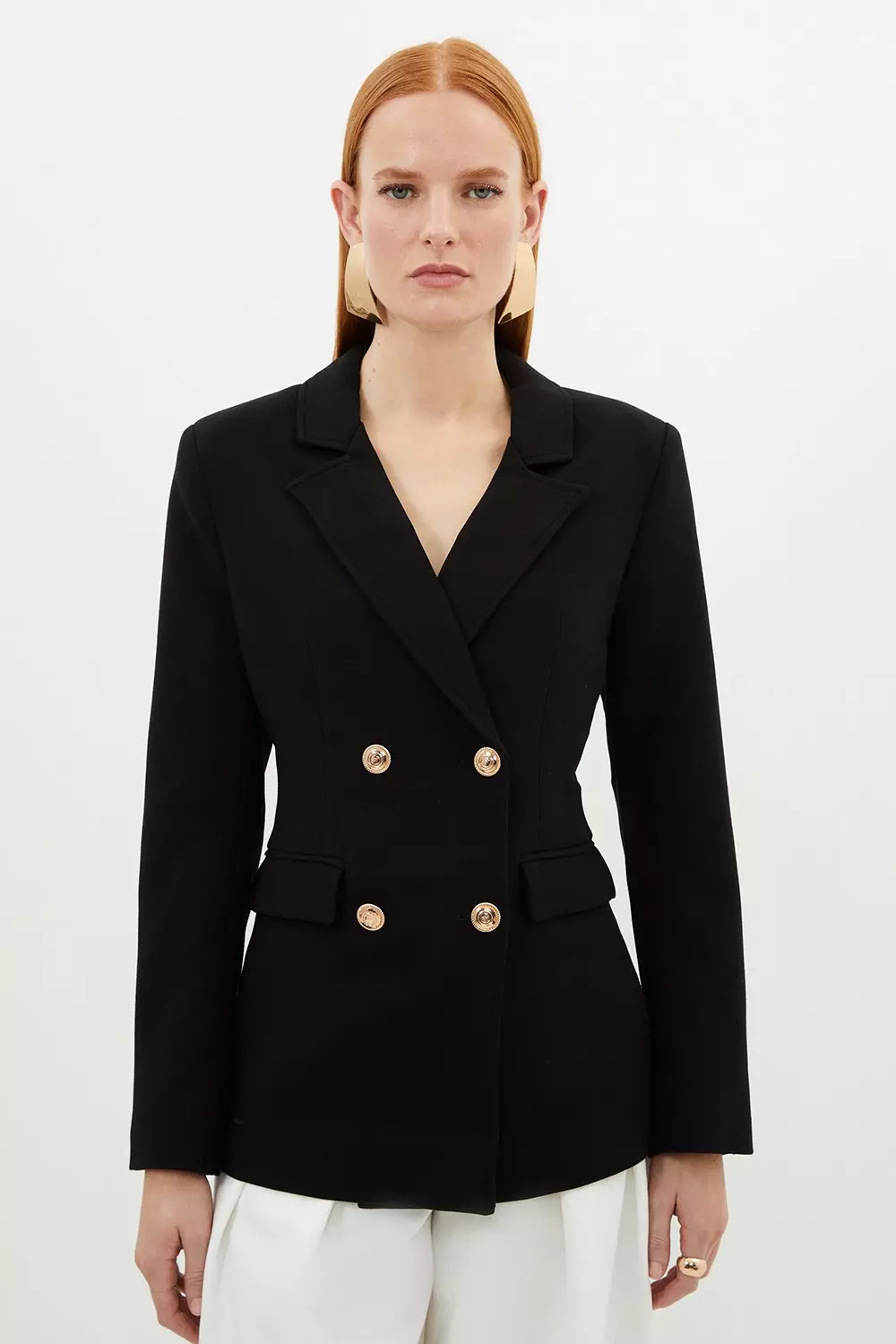 Petite Compact Essential Tailored Suit alternative image
