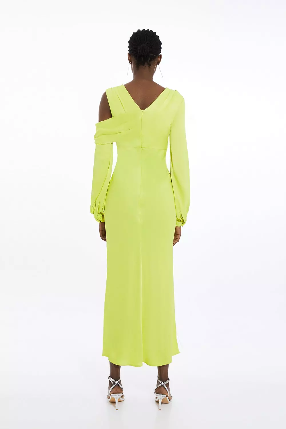 安心追跡【KAREN MILLEN】テクノコットンVネックワンピ 安心追跡【KAREN MILLEN】テクノコットンVネックワンピ (Karen