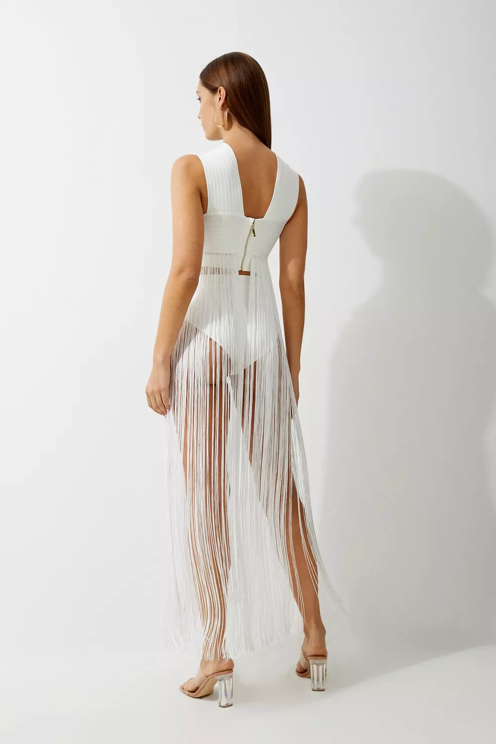 ☆Karen Millenジョーゼット タイネック ウーブン マキシドレス Tall Floral Georgette Woven Tie Maxi Dress | Karen Millen