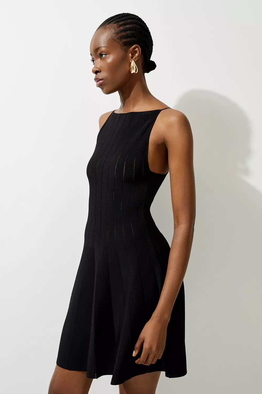 Black mini dress petite sale